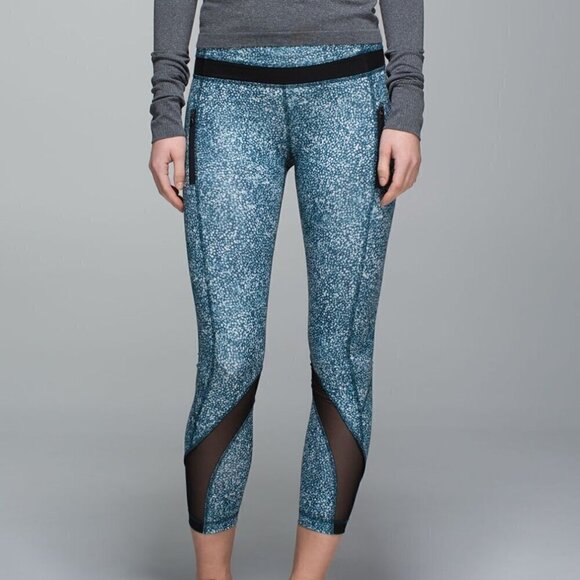 Lululemon Inspire Tight II *Full-On Luxtreme - 4 Pebble Print/Black - Picture 1 of 6
